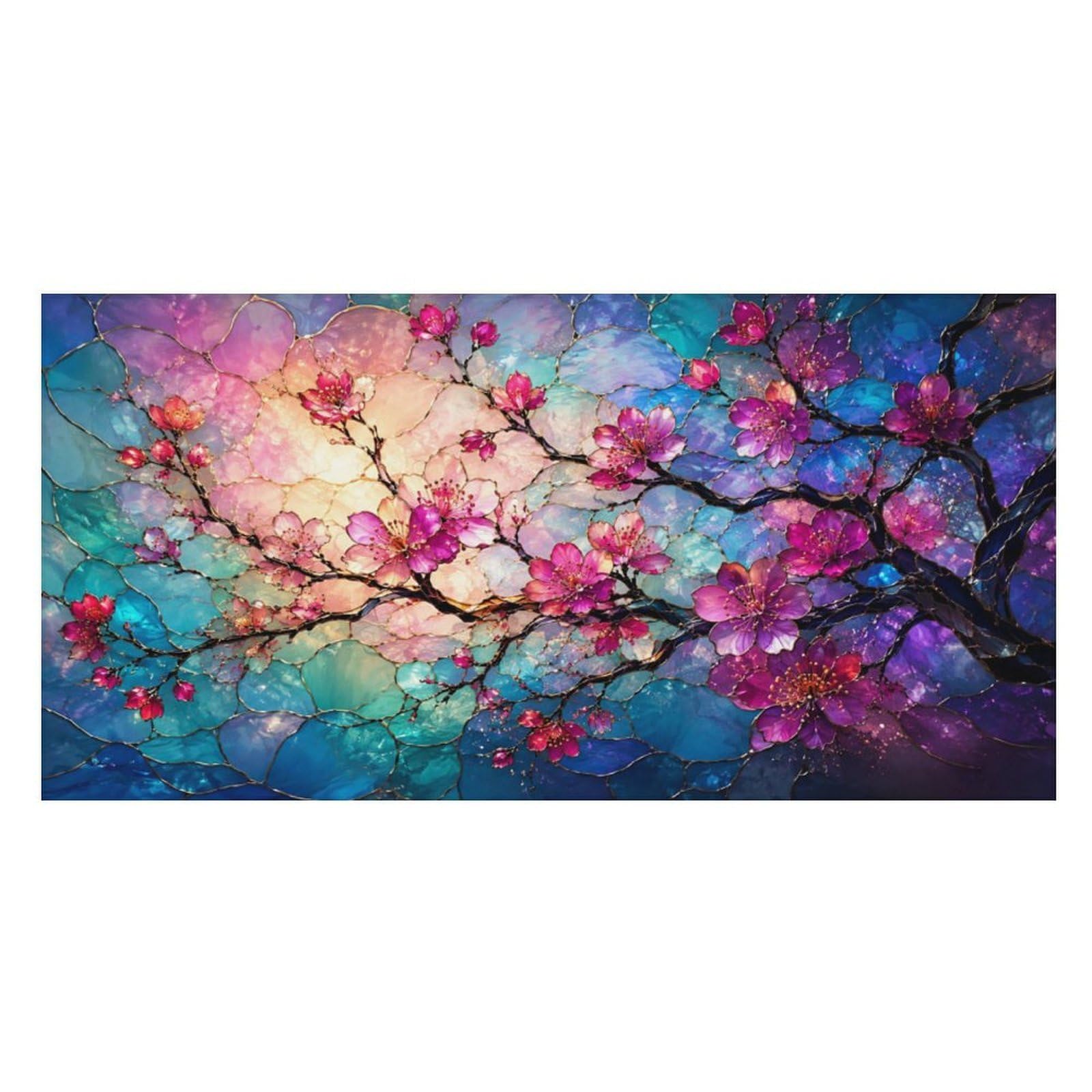 Anceky Floral Cherry Blossom Oversized Beach Towel Quick Dry Sand Free Microfiber Travel Towel Lightweight Multi Purpose Beach Blanket Pool Gym Bath Towel 63x31 in