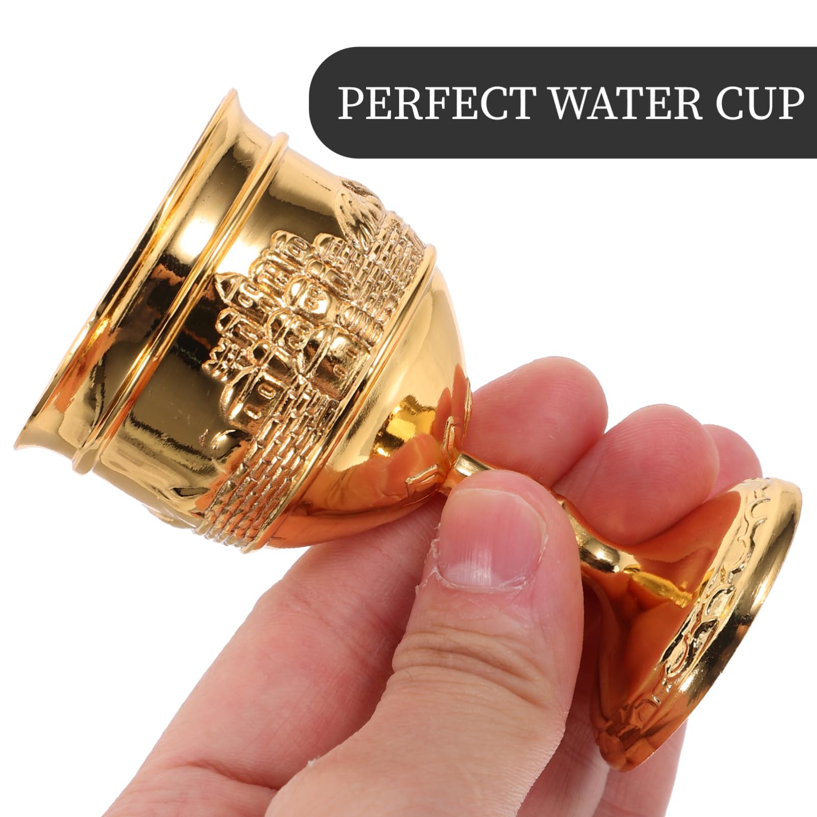 Amazon.co.jp: ゴブレットグラス 亜鉛合金 装飾的なゴブレット
