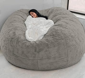 Bean Bag Bean Bag Bean Bag Filling Cushion Adult Bean Bag Giant Bean Bag Giant Bean Bag Fluffy Bean Bag Cover No Bean Bag Cushion Bean Bag Lazy Bag Light Brown-135X65cm