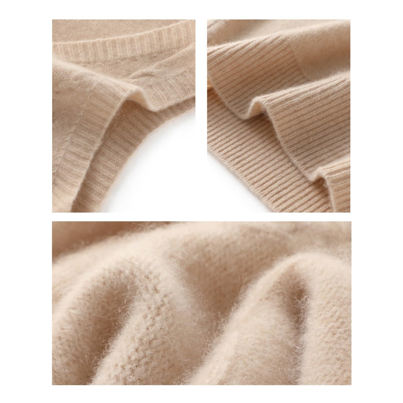 YonYeHong Verser De Pull pour Femmes V-Collier en Tricot Tricoté Jacquard Pulloir Pull sans Manches Lâches