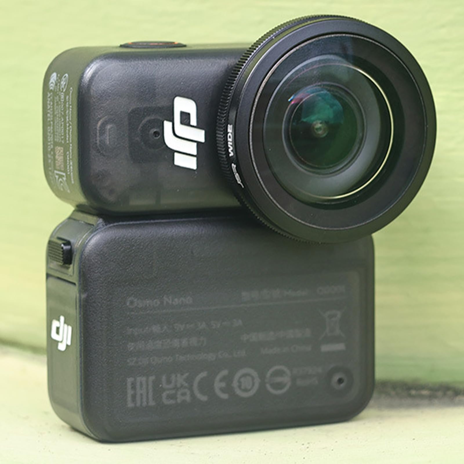 Microobiettivo grandangolare Filtro obiettivo 10X HD Ritratto Filtro di messa a fuoco Wide Angle Micro Lens per DJI Osmo Nano, Accessori per DJI Osmo Nano (Wide Lens)