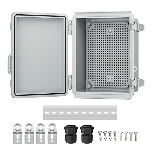 Vista 25 de Joinfworld Caja eléctrica al aire libre impermeable IP67 6X6 Caja de proyecto de plástico Caja de proyecto resistente a la intemperie para WiFi