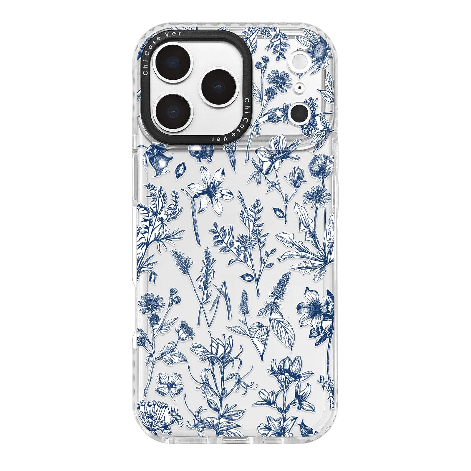 Coque iPhone 17 Pro protection antichoc souple botanique vintage - 8