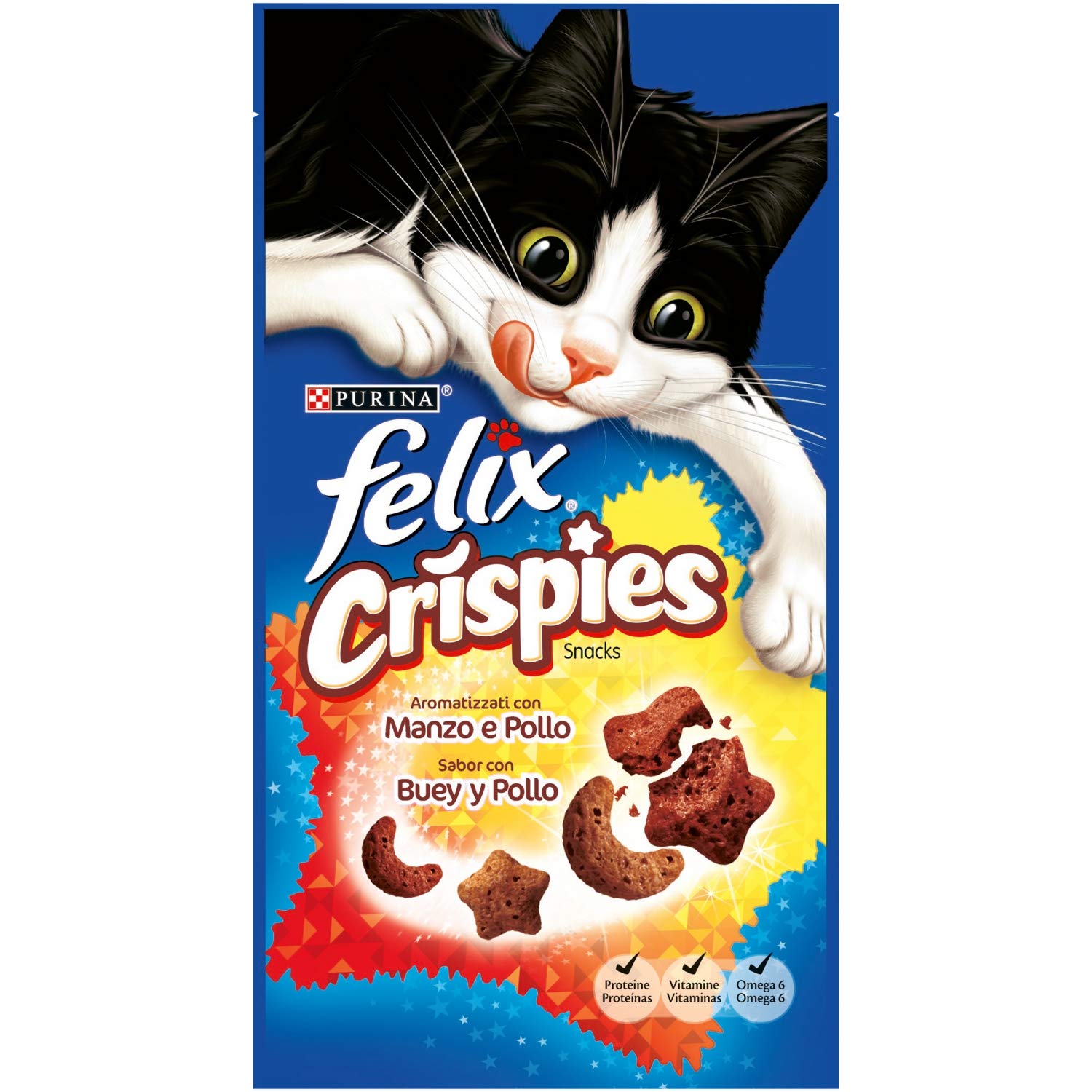 Felix - FELIX CRISPIES Boeuf Poulet - 50 g