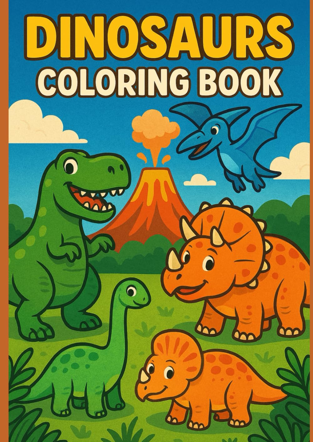 Dinosaur Coloring Book (Kids Coloring Books)
