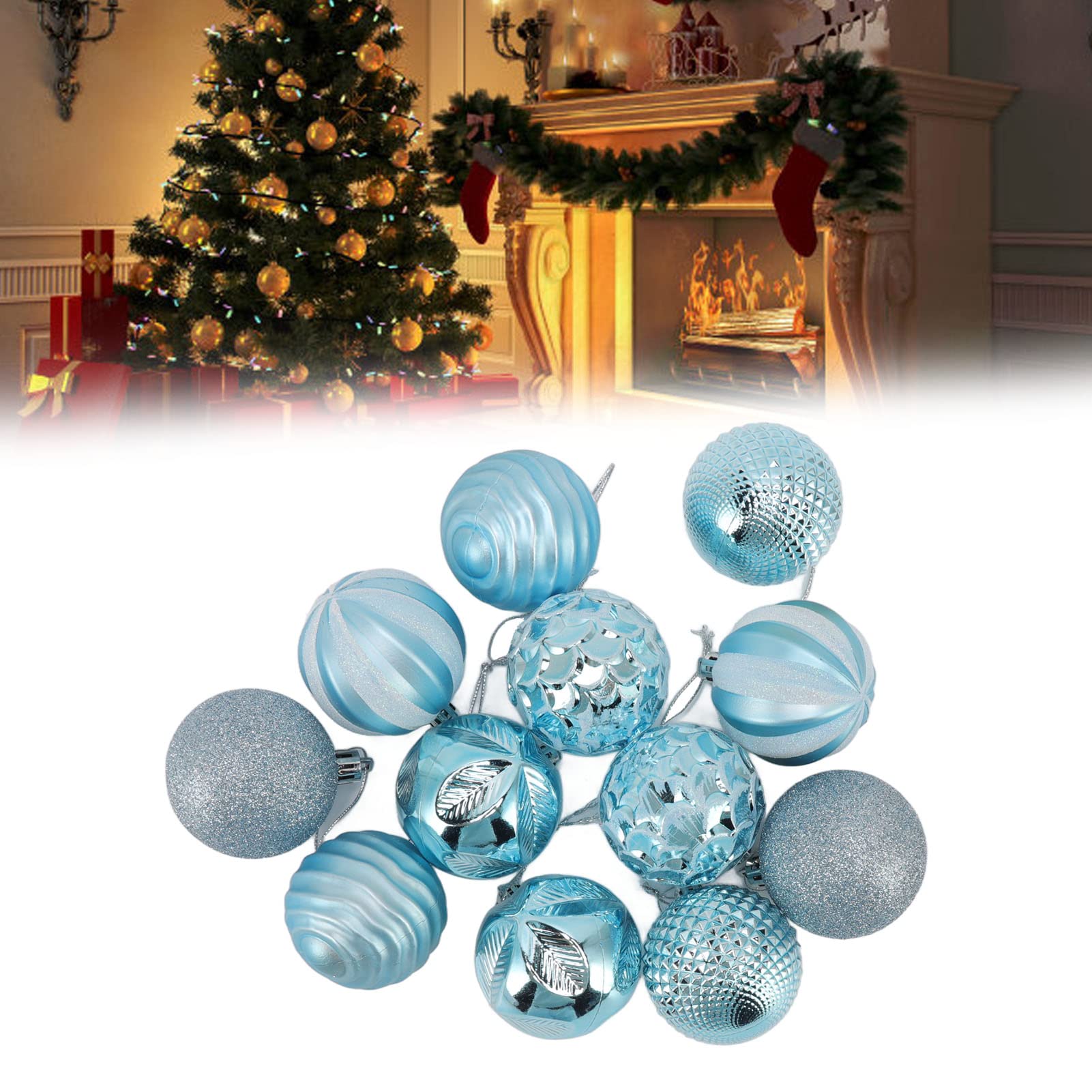 Boules De Noël Kari , Or, 36 Pièces, Boules De Noël En Plastique, 4 Cm Boules De Noel Decorations D Arbre Boules De Sapin De Noel Set Pour Fetes Decorations De Noel