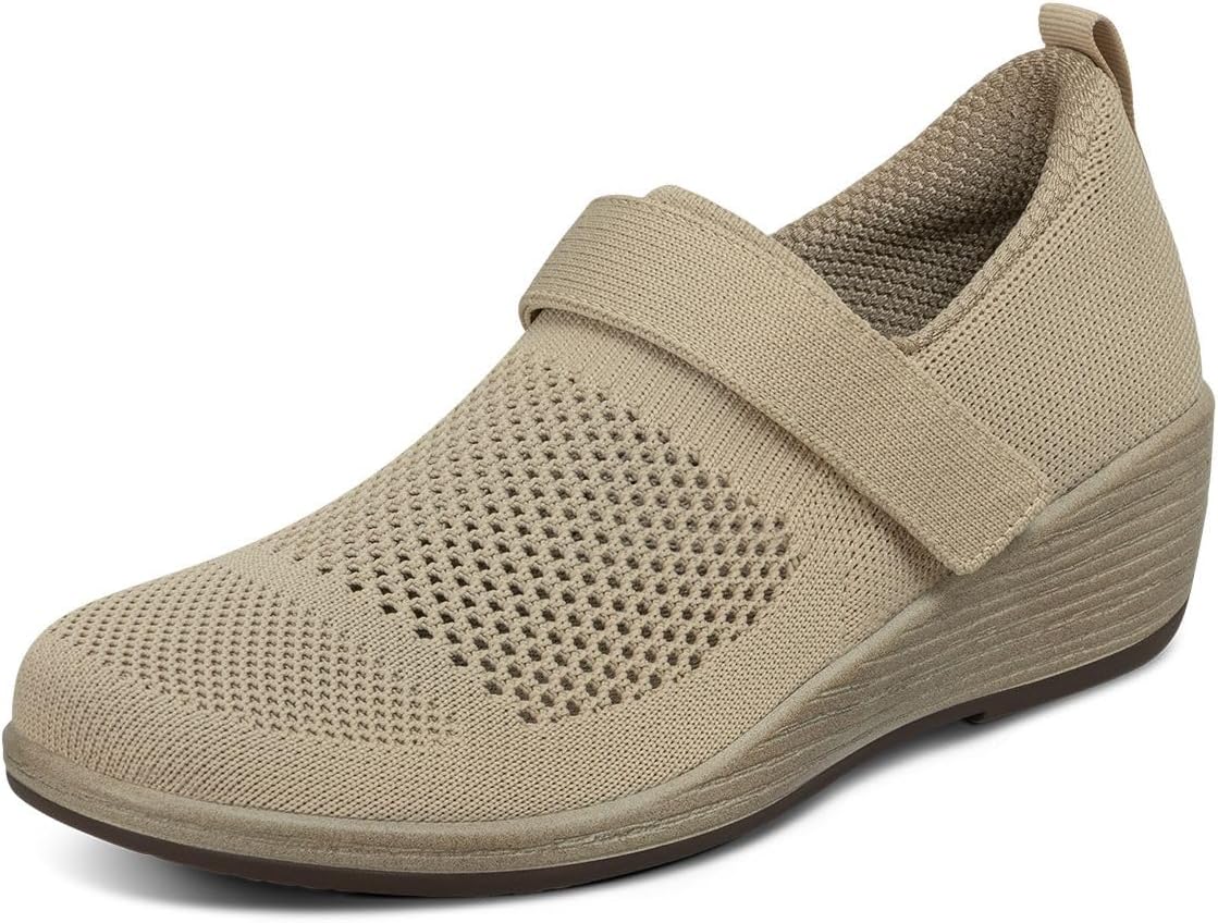 Orthofeet Women's Eve Orthopedic Arch Support Wedge Shoes