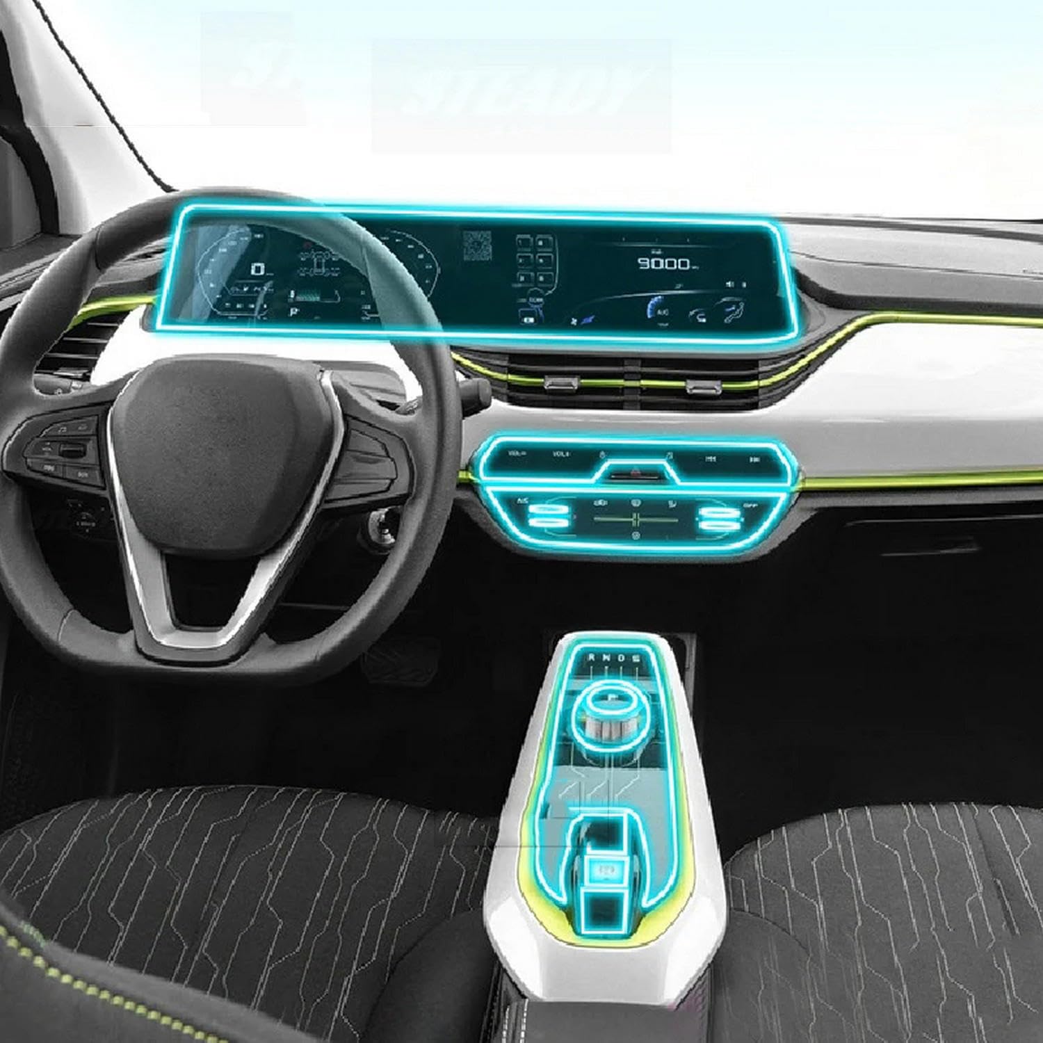 Film TPU de protection console centrale Changan E-Star 2022