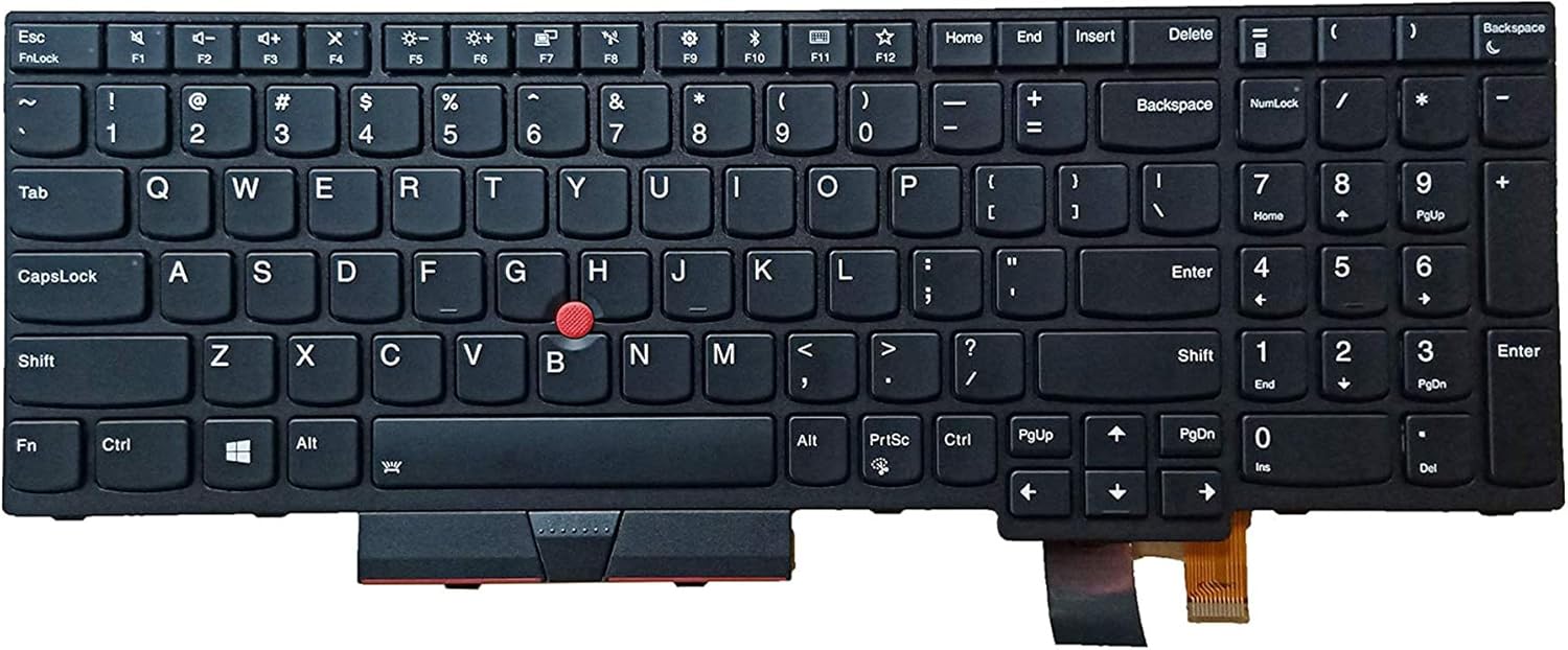 YYH Replacement US Keyboard for Lenovo ThinkPad T570 T580 P51s P52s Laptop (Backlight)