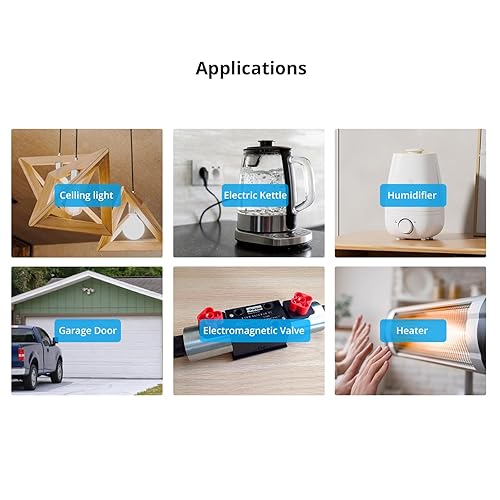 Miniatura 7 de SONOFF BASICR4 Interruptor inteligente Wi-Fi, módulo de bricolaje para solución de automatización del hogar inteligente, compatible con Alexa y