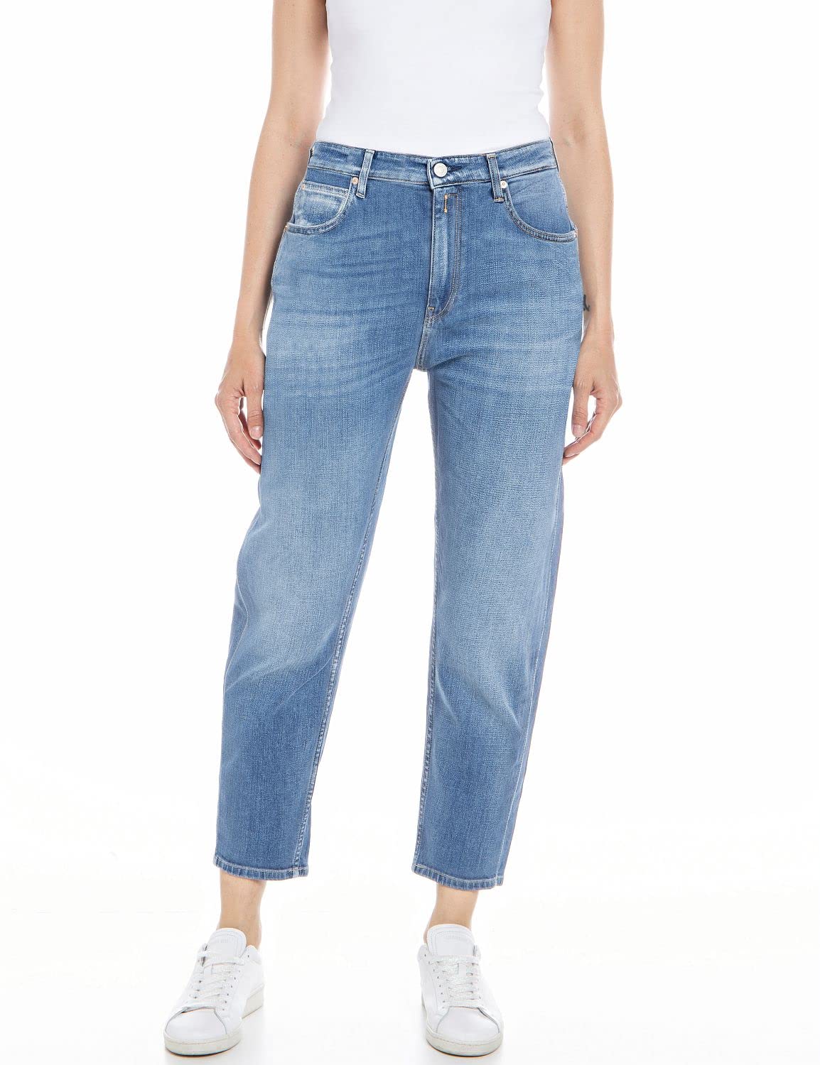 REPLAY Adult WA471 Keida Jeans, Medium Blue 009, 26W / 30L