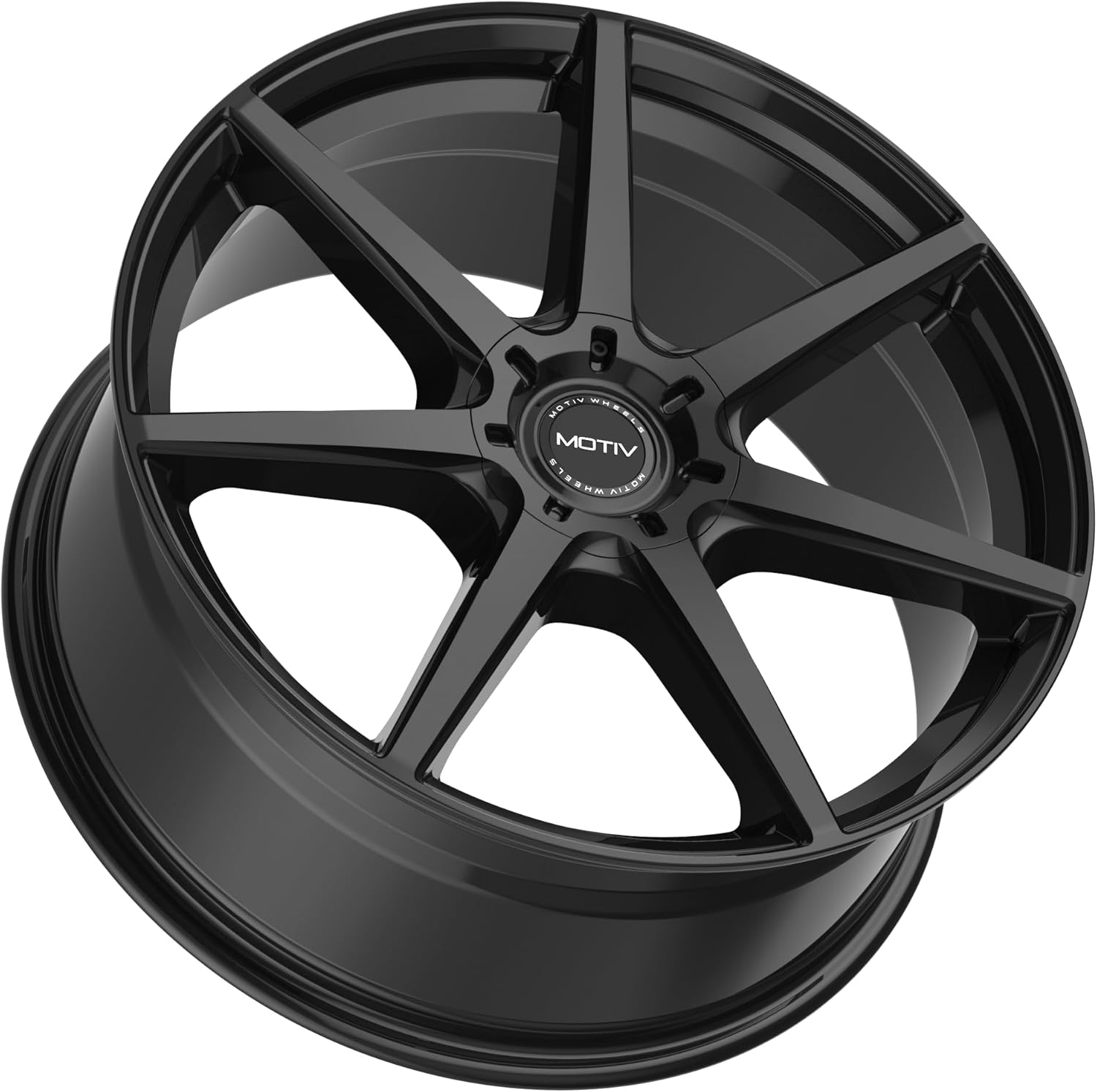 Motiv 432B 17x7.5 5x4.5"/5x120 +40mm Gloss Black Wheel Rim 17" Inch