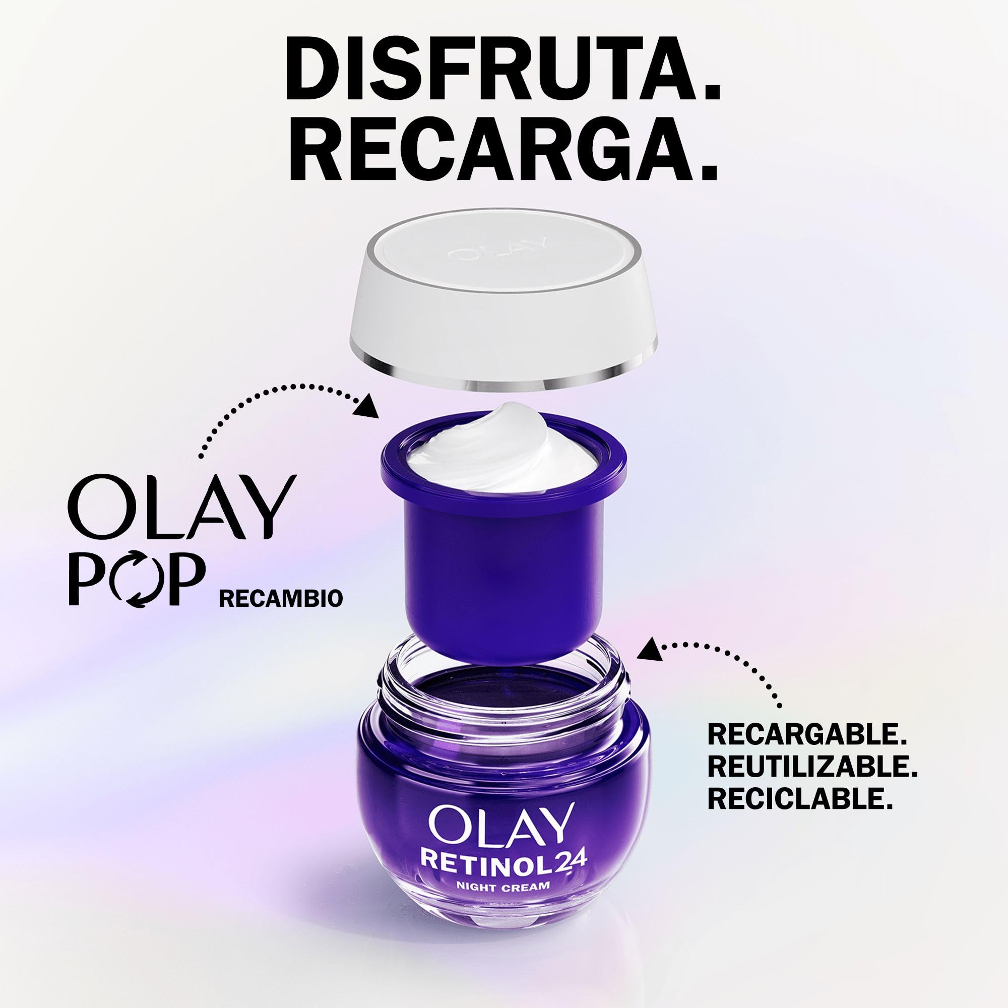 Olay Regenerist Crema de Día SPF30 50ml + Olay Retinol24 Crema Noche 50ml | Tratamiento Antiarrugas, Piel Más Firme y Suave