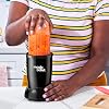magic bullet Blender 7pc Set in Black - Powerful 10,000 RPM - Sleek, Compact & Portable - Great for Smoothies, Juices, Protein Shakes, Milkshakes, Soups, Salad Dressings, Salsa & Food Prep