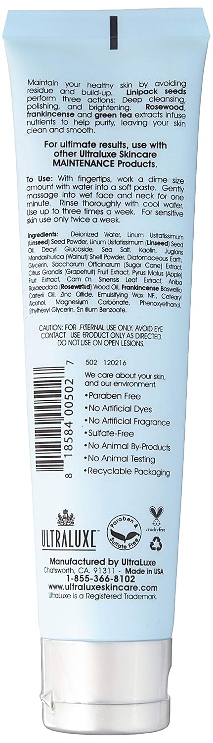 ULTRALUXE SKIN CARE Triple Action Organic Scrub