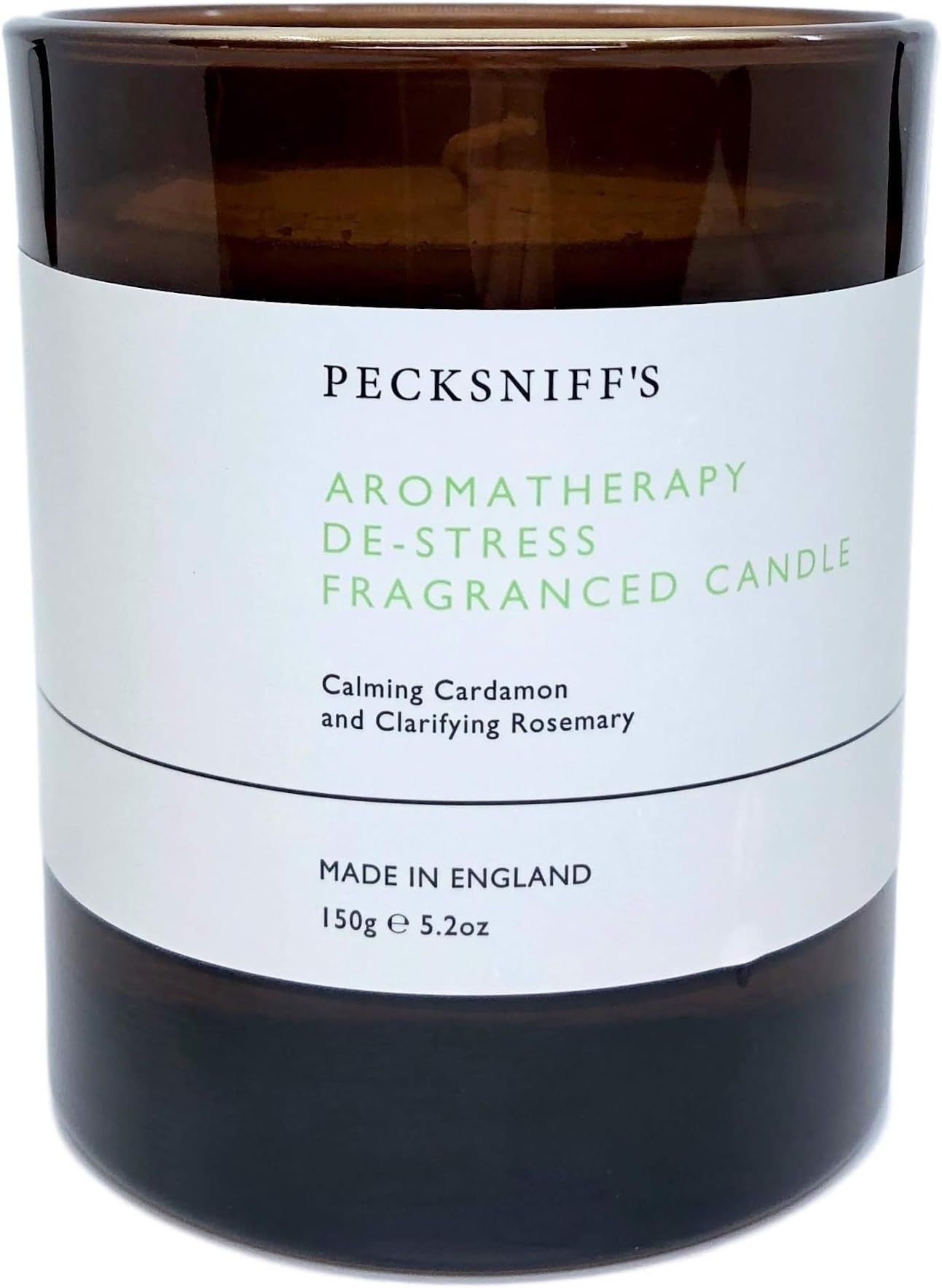 Pecksniffs England Aromatherapy De-Stress Fragranced Candle