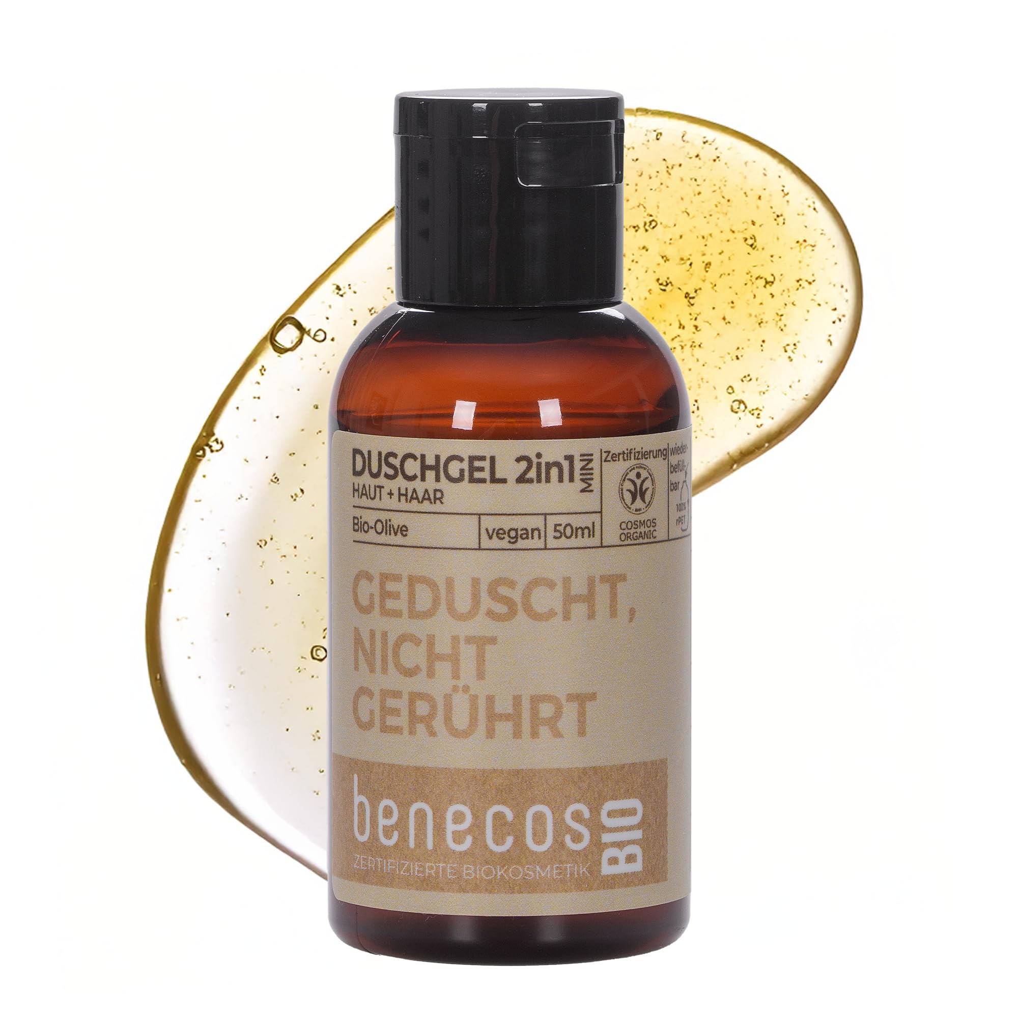 BenecosBIO Mini Duschgel 2in1 Geduscht, nicht gerührt - Bio-Olive