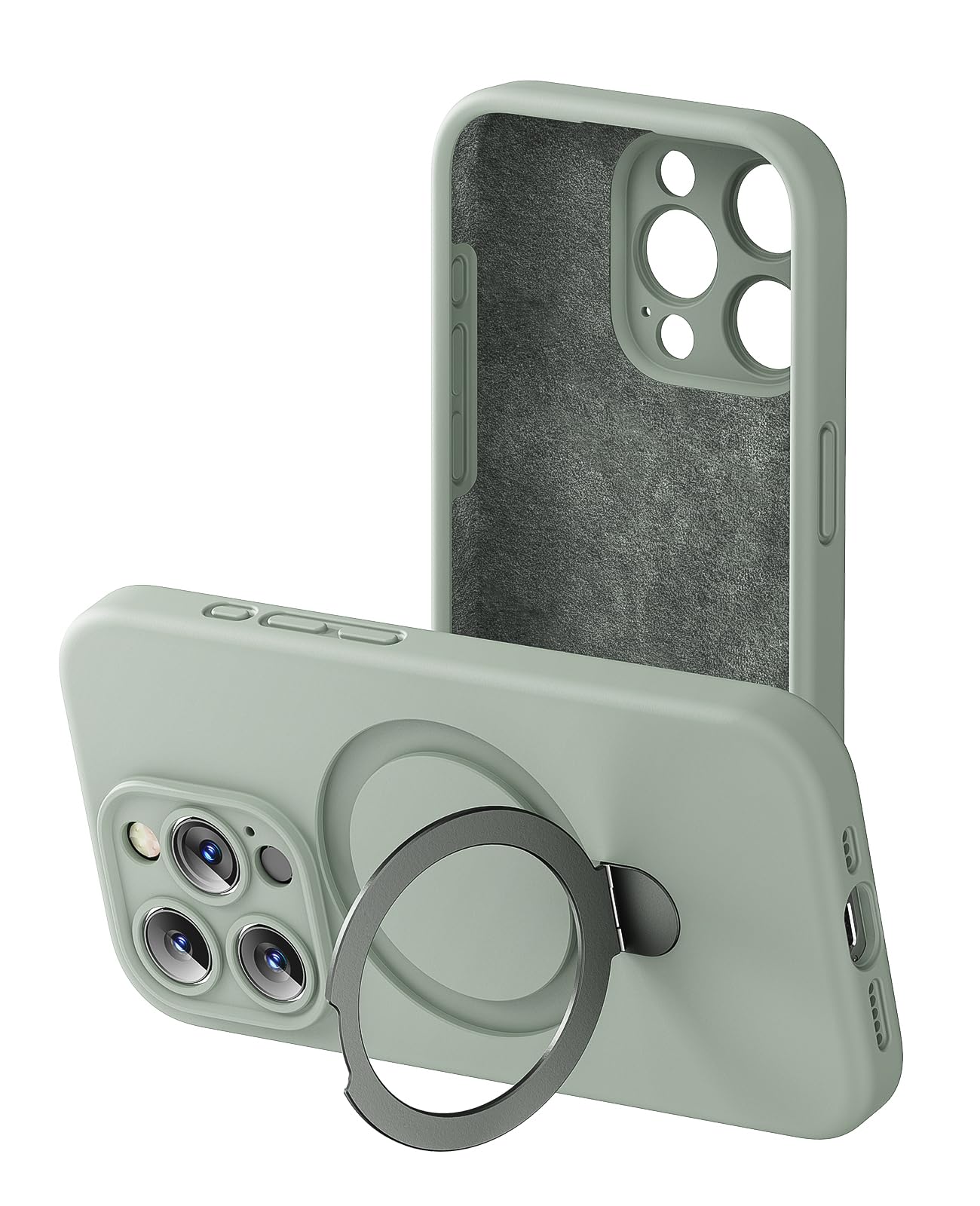 匿名配送❣️液体シリコンケース 磁気スタンド iPhone 15 Pro Amazon.co.jp: bitusado 液体シリコンケース 磁気スタンド付き iPhone