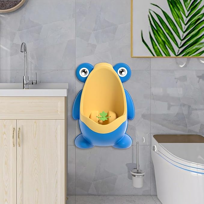 Orinal didáctico portátil para niños tema rana miniatura 4