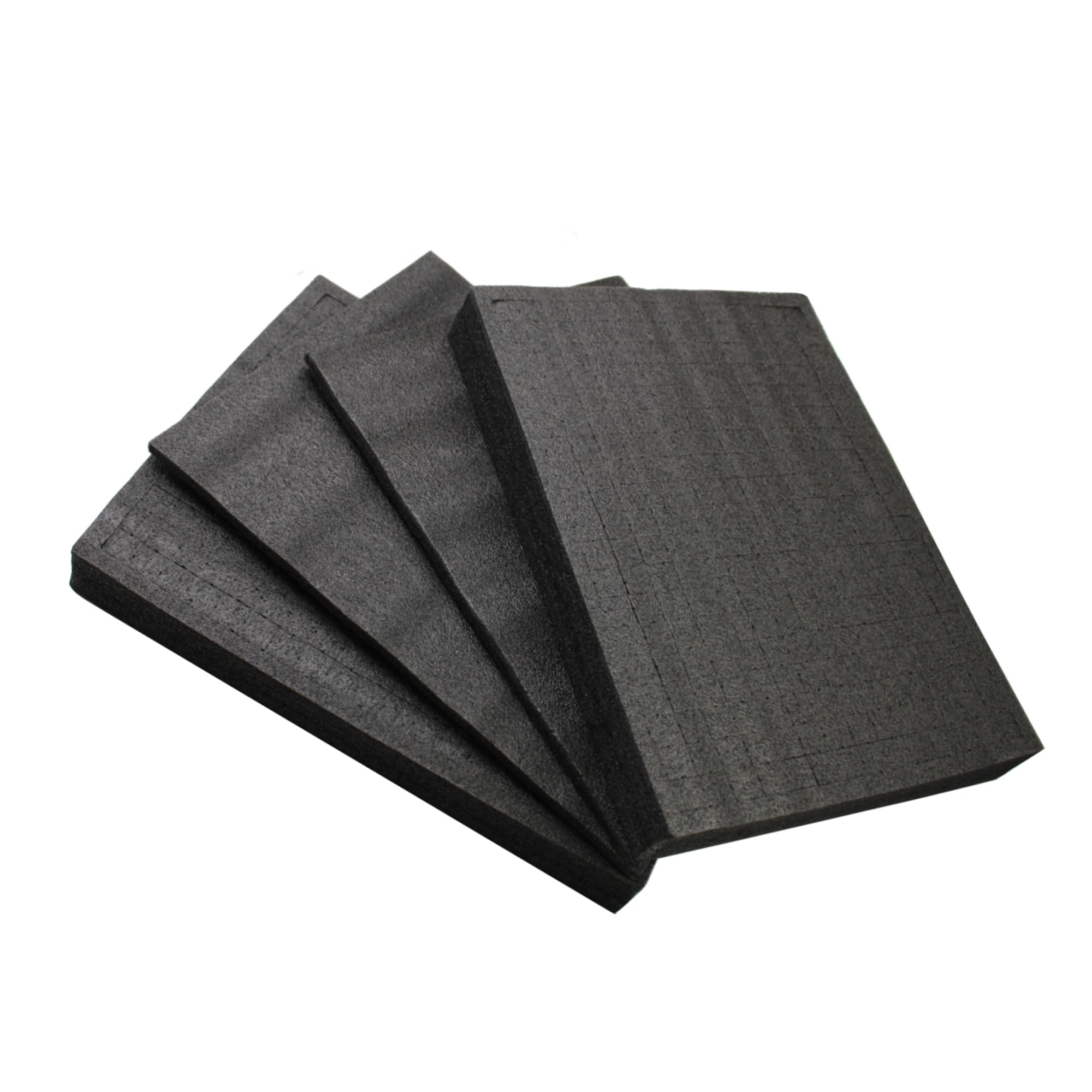 HOLEPU Pick and Pluck Foam, Pick Apart Foam Insert, Foam Inserts for Cases, 16 x 12 x 2 Inch & 16 x 12 x 0.4 Inch, 4 Pcs