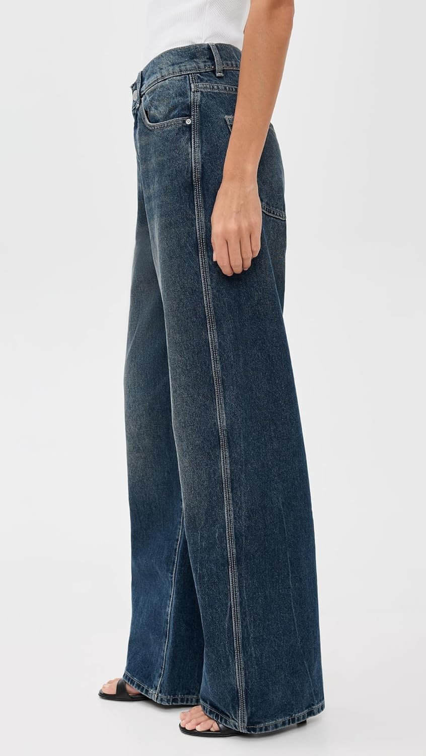 DL1961 Women's Taylor Relaxed Barrel High Rise Jeans - Image 4