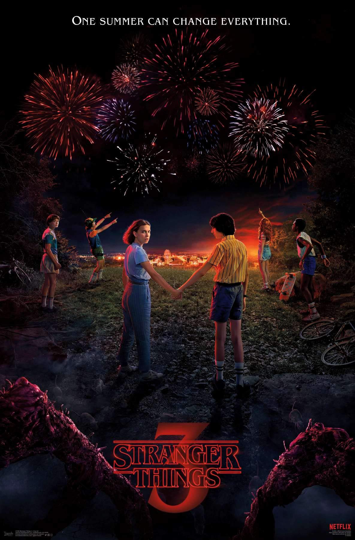 Amazon.com: Trends International Netflix Stranger Things: Season 3