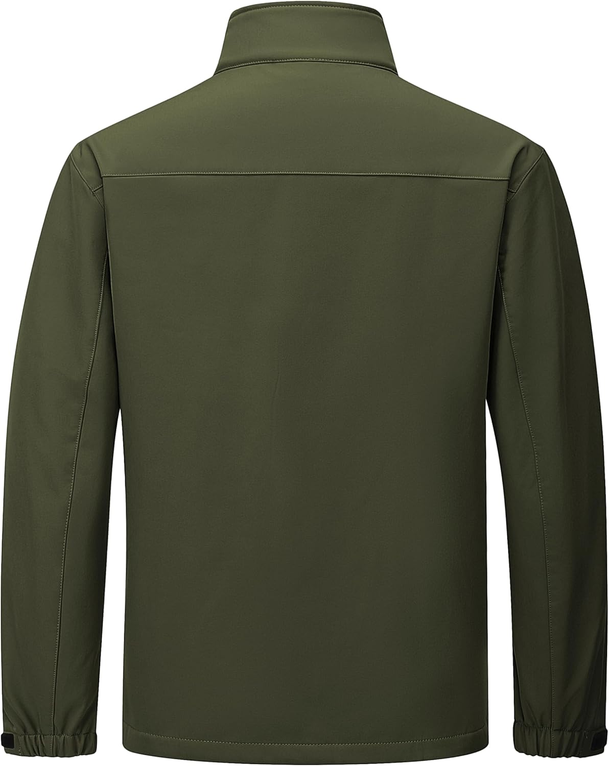 TACVASEN Men's Lightweight Softshell Jacket Fleece Lined Windbreaker Waterproof Rain Coats for Tactical Hiking