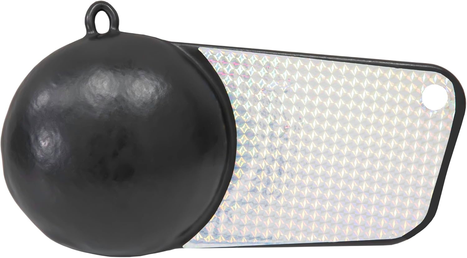 Extreme Max 3006.9231 Coated Pancake Downrigger Weight - 6 lbs. with Silver Flash