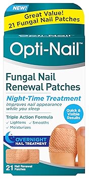 Opti-Nail Renewal Patches - 21 Patches, Night-Time Regimen Improves Nail Appearance While You Sleep