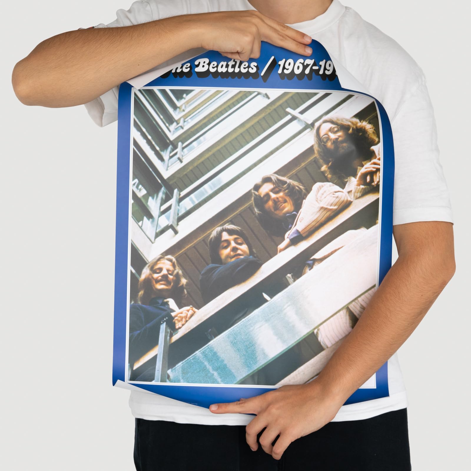 Grupo Erik Poster The Beatles, 2 Posters para pared : Laminas decorativas, The Beatles Merchandising : Posters decorativos (38x52 cm)