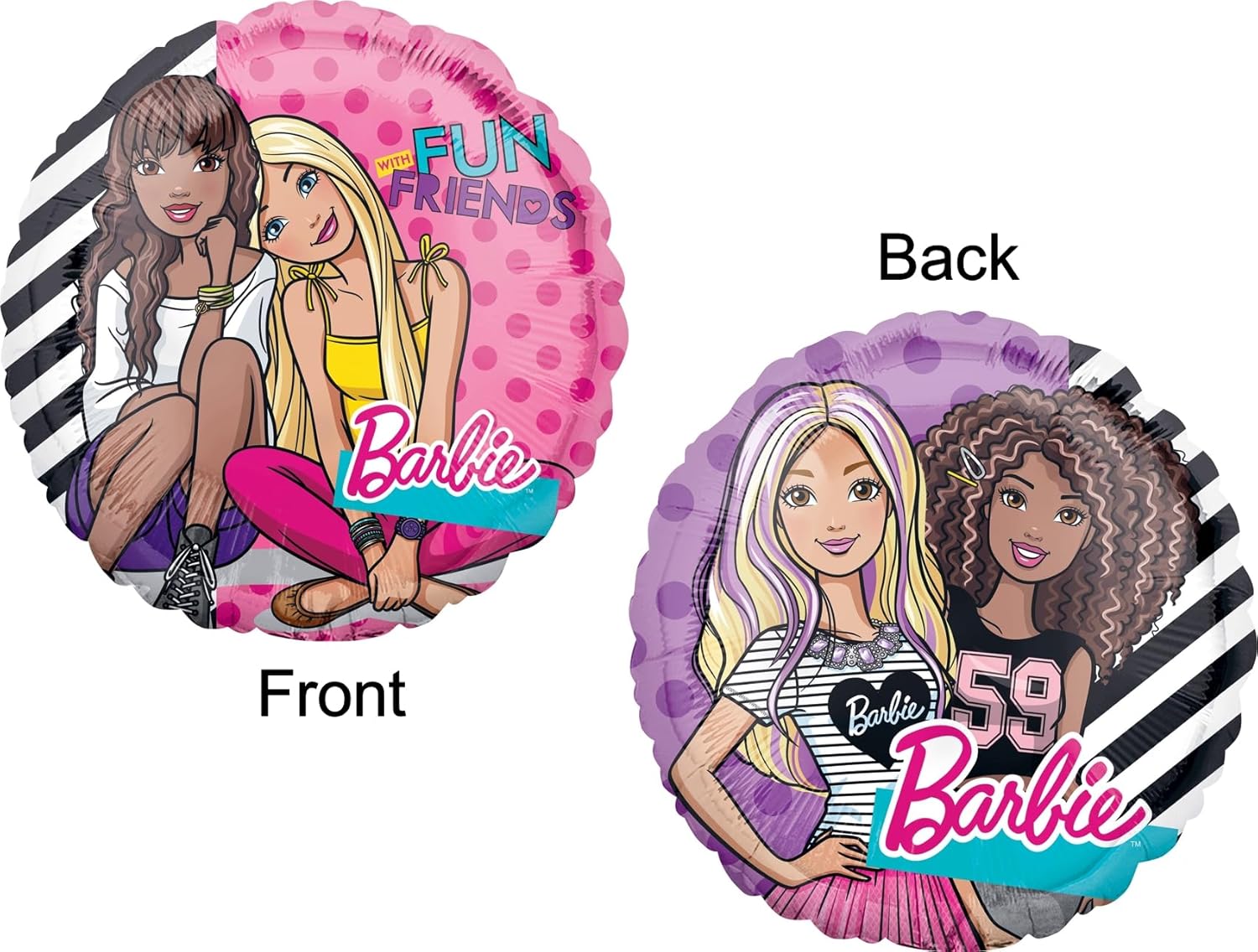 Barbie's Birthday Party Supplies Airloonz Foil Balloon Bouquet Decorations
