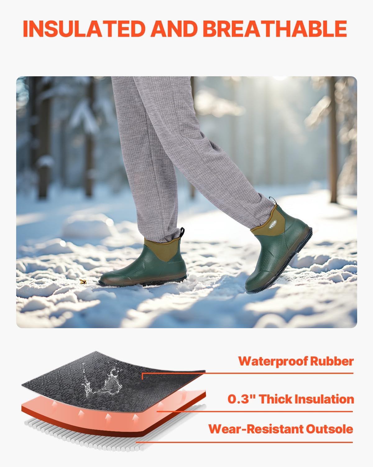 VEVOR womens Women's Deck Boots - Image 5