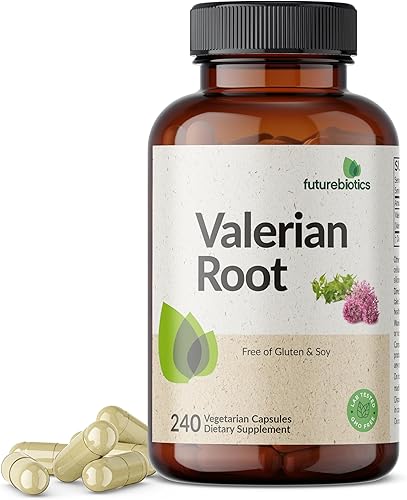 Futurebiotics La raíz de valeriana promueve la relajación sin OMG, 240 cápsulas vegetarianas