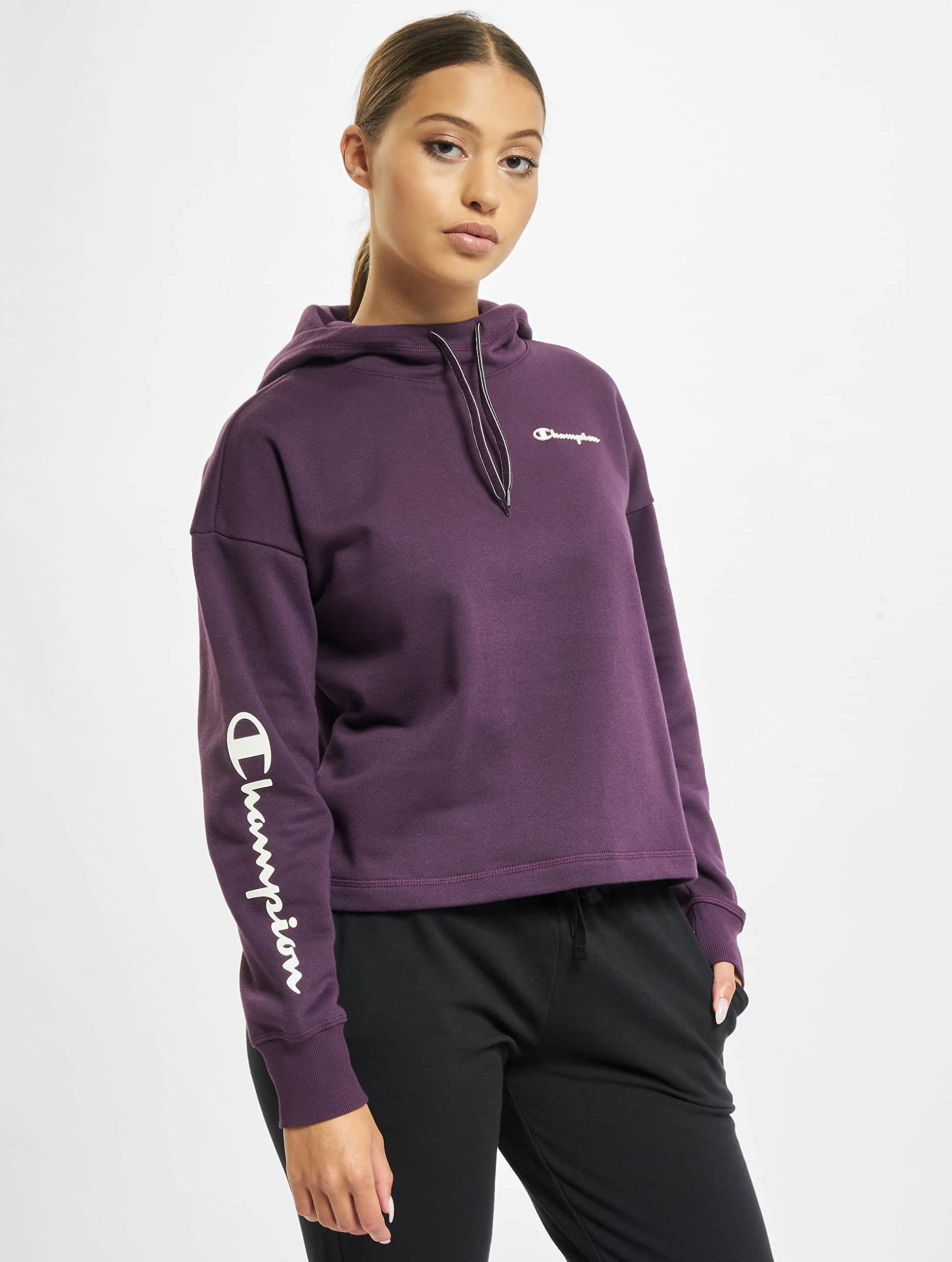 Champion Damska bluza z kapturem Hooded Crop Top 113212