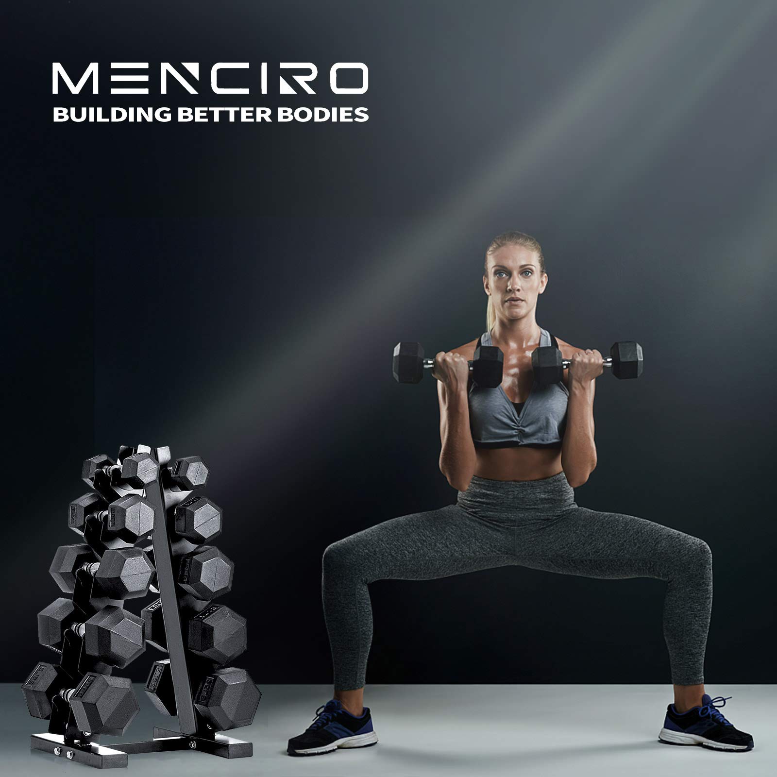 Snapklik.com : A-Frame Dumbbell Rack Stand Only, 5 Tier Metal Weight ...