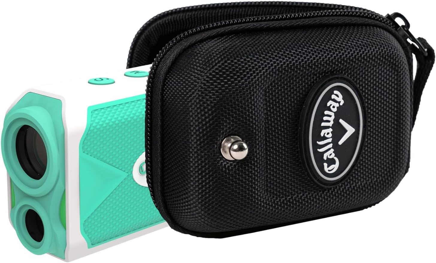 Callaway Micro Pro Golf Laser Rangefinder -Ultra Compact and Rechargeable with Magnetic Cart Mount