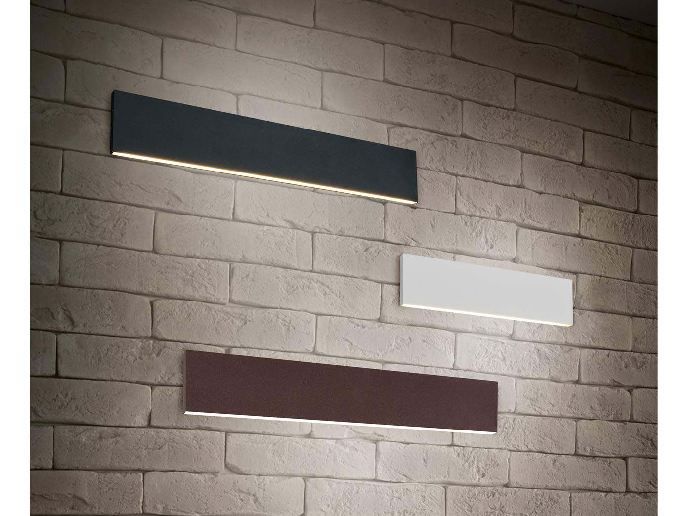 Trio Leuchten LED Wandleuchte Concha 225174731, Metall Weiß matt, inkl. 2x 9 Watt LED, Switch Dimmer