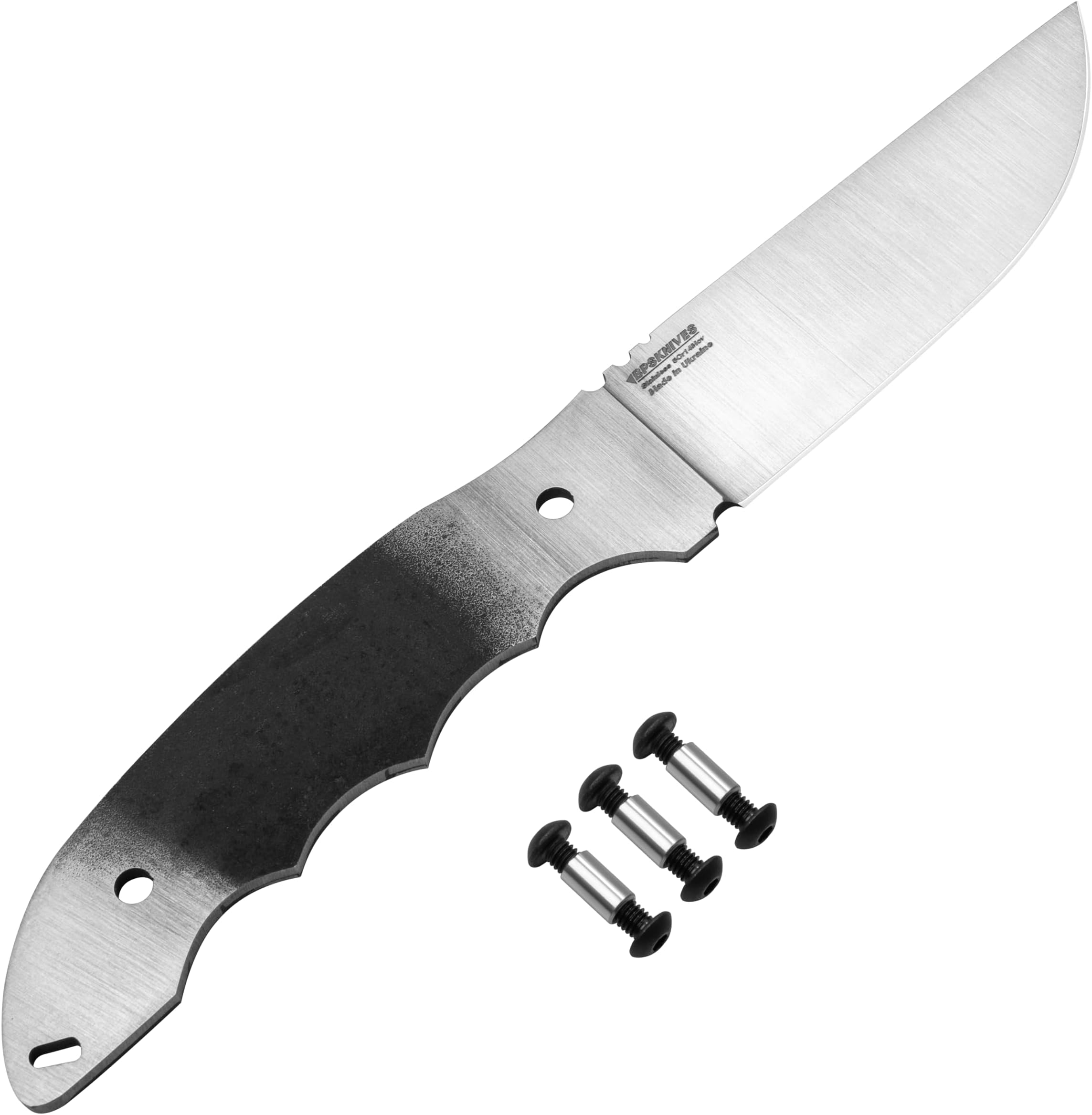 BPSKNIVES Blank HK4 SSH - DIY Knives Making Blades - Full-Tang Blank Edge for Knifemaking - Stainless Steel 5Cr14MoV Blade - Knife Making Steel - Knife Blank