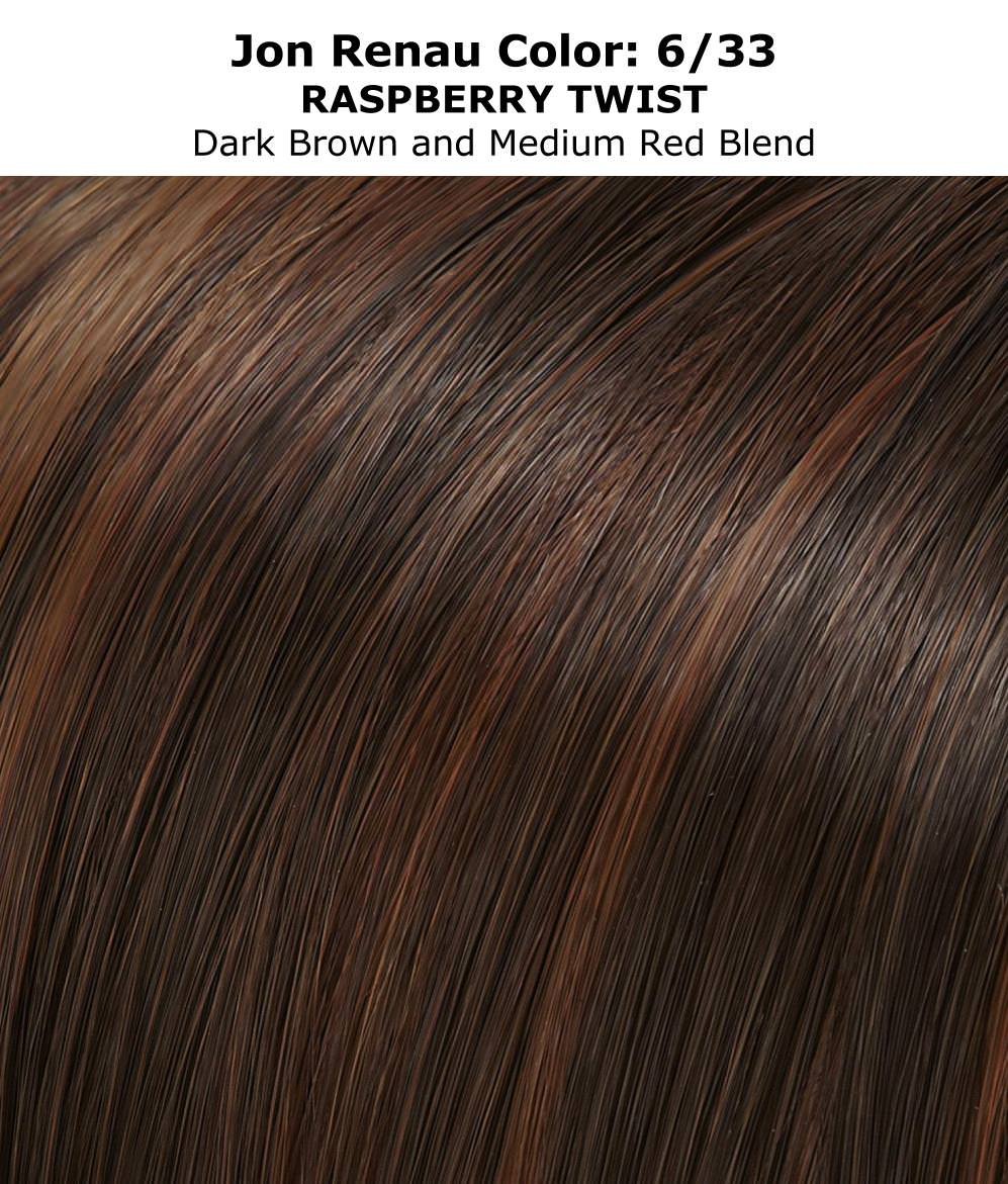 Jon Renau & Christy's Wigs Bundle - 3 Items: easiPart HD XL 12" Topper Q & A Booklet & Wide Tooth Comb - Color: 6_33