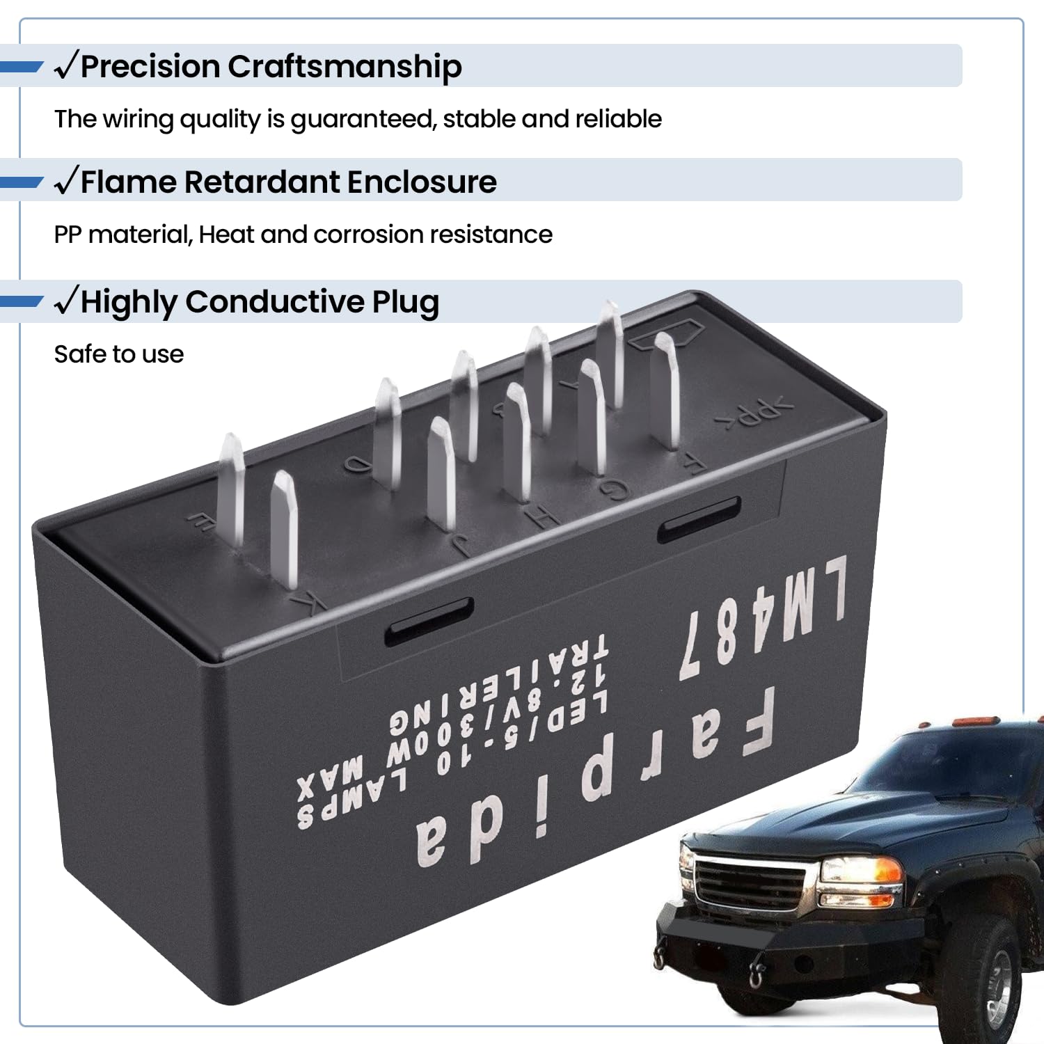 Amazon.co.jp: LM487 10383321 15764135 15231201 LEDフラッシャー