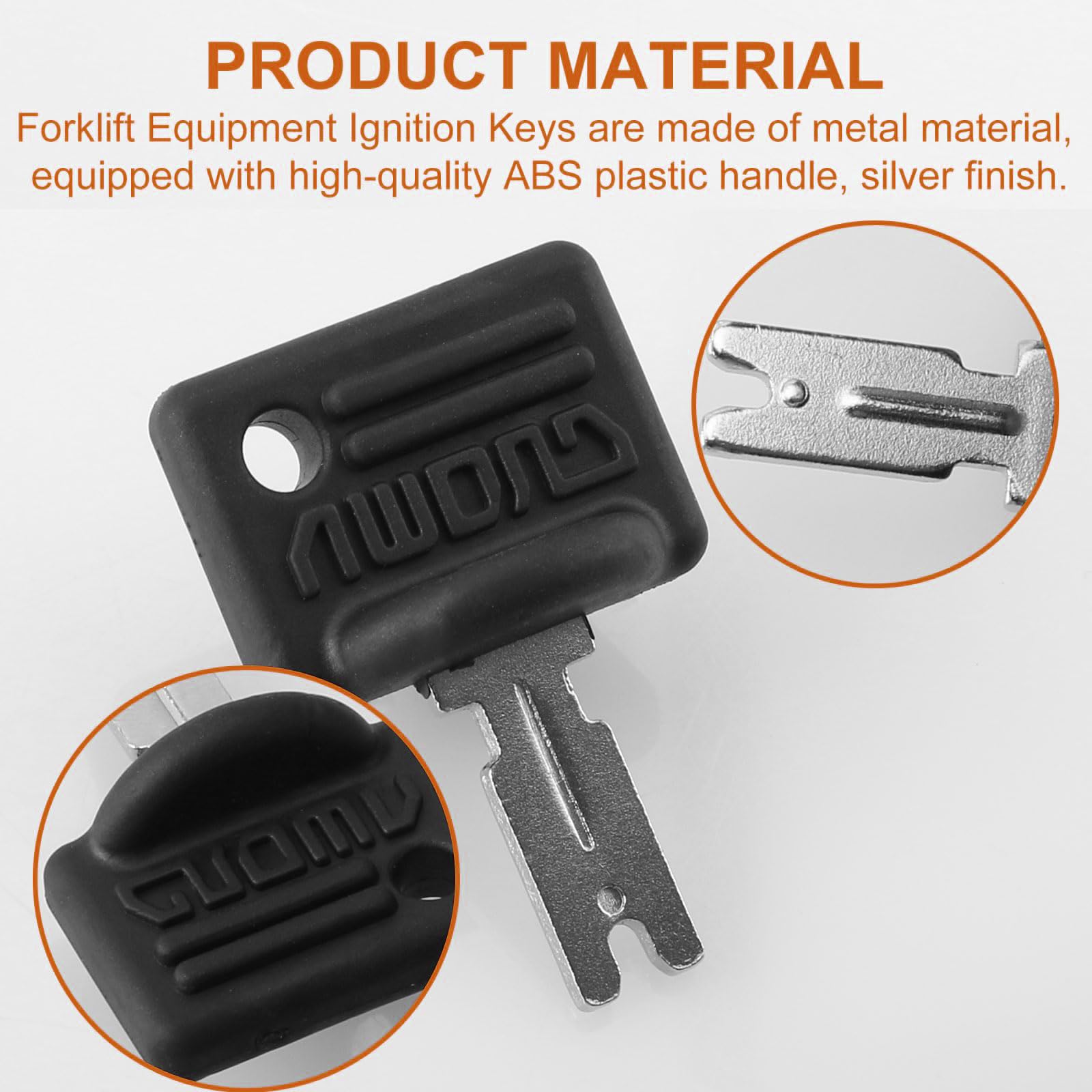 LT Easiyl Lot De 5 Clés De Contact D'allumage Pour Chariot élévateur 912-0514920 Compatible Avec Mitsubishi Dozer BD2 Compatible Avec Caterpillar Clé De Contact Pour Chariot élévateur 123243 12343