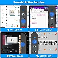 Vista 3 de Presentation Clicker - Juguete de puntero remoto para gatos, presentador inalámbrico, control USB para presentaciones de PowerPoint, control remoto