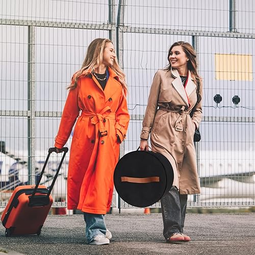 Miniatura 3 de Color You Caja para sombreros, caja de almacenamiento de sombreros de 17 pulgadas de diámetro, cajas para sombreros para mujeres y hombres, estuche