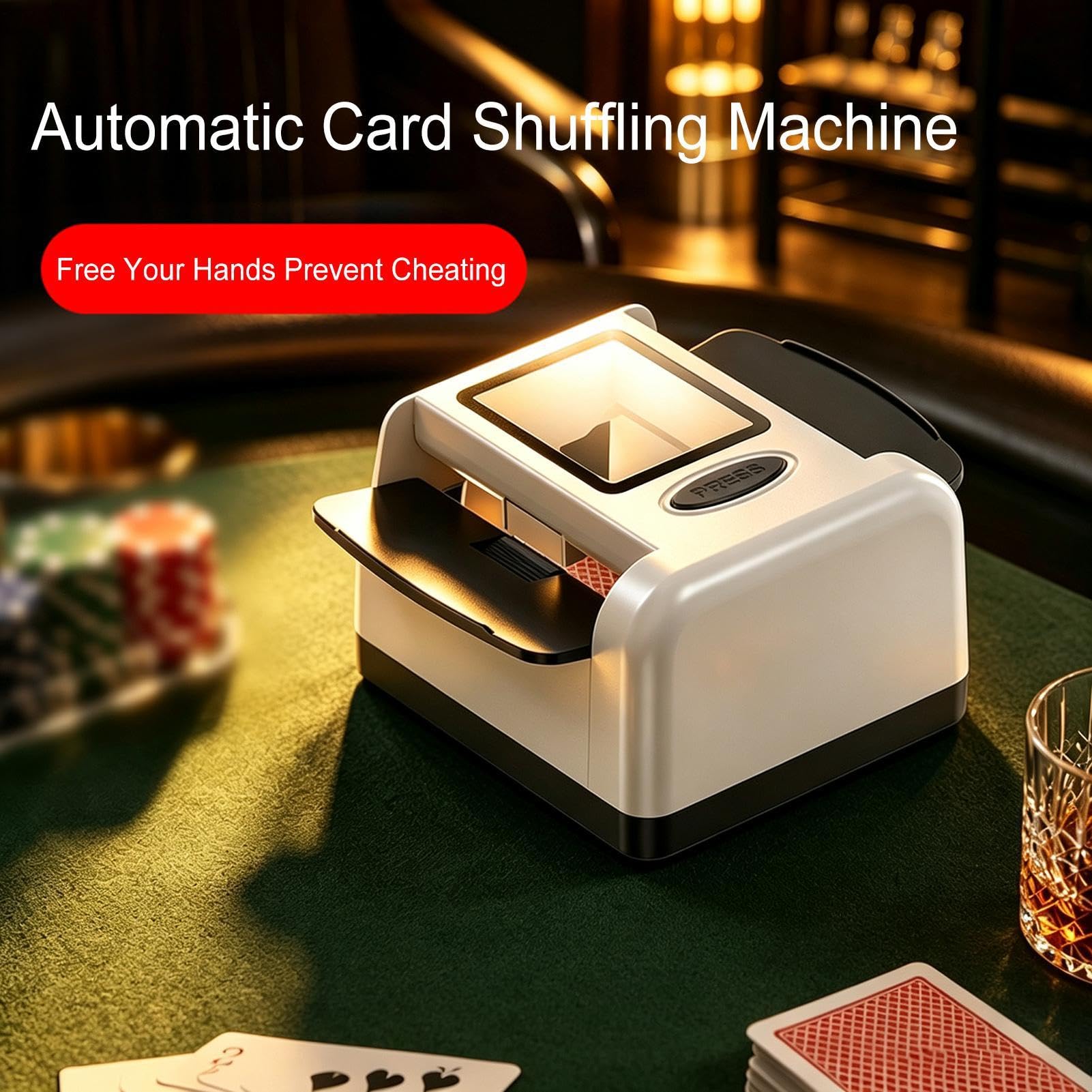 Auto Card Shuffle Fast 2-Deck Automatico Ricaricabile