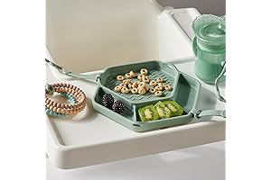 Original All-in-one Smack Fun Plate, Safety Toy Straps, Silicone Toddlers' Suction Plate...