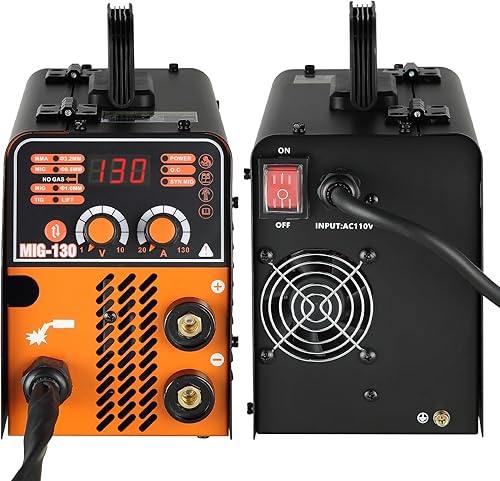 Miniatura 10 de VEVOR Soldador MIG, Máquina de soldadura 130A, 3 en 1 Combo MMAMIGLIFT TIG Máquina soldadora TIG, Soldador de núcleo de flujo, Máquina de soldadura