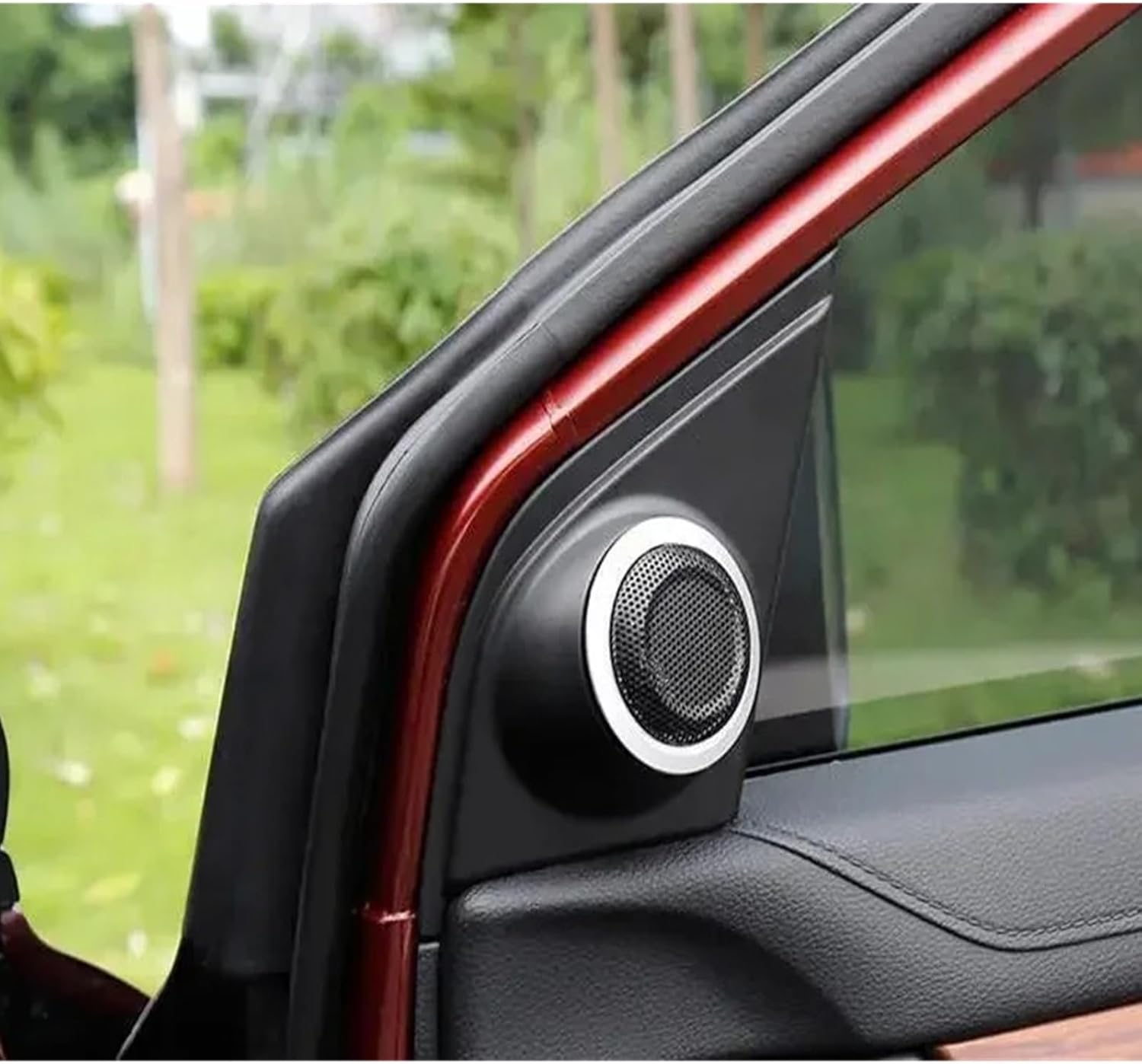 Car Tweeter Refitting Door Angle Speaker Cover Boxes Mounts Compatible with Cr-v 2017 2018 2019 2020 2021