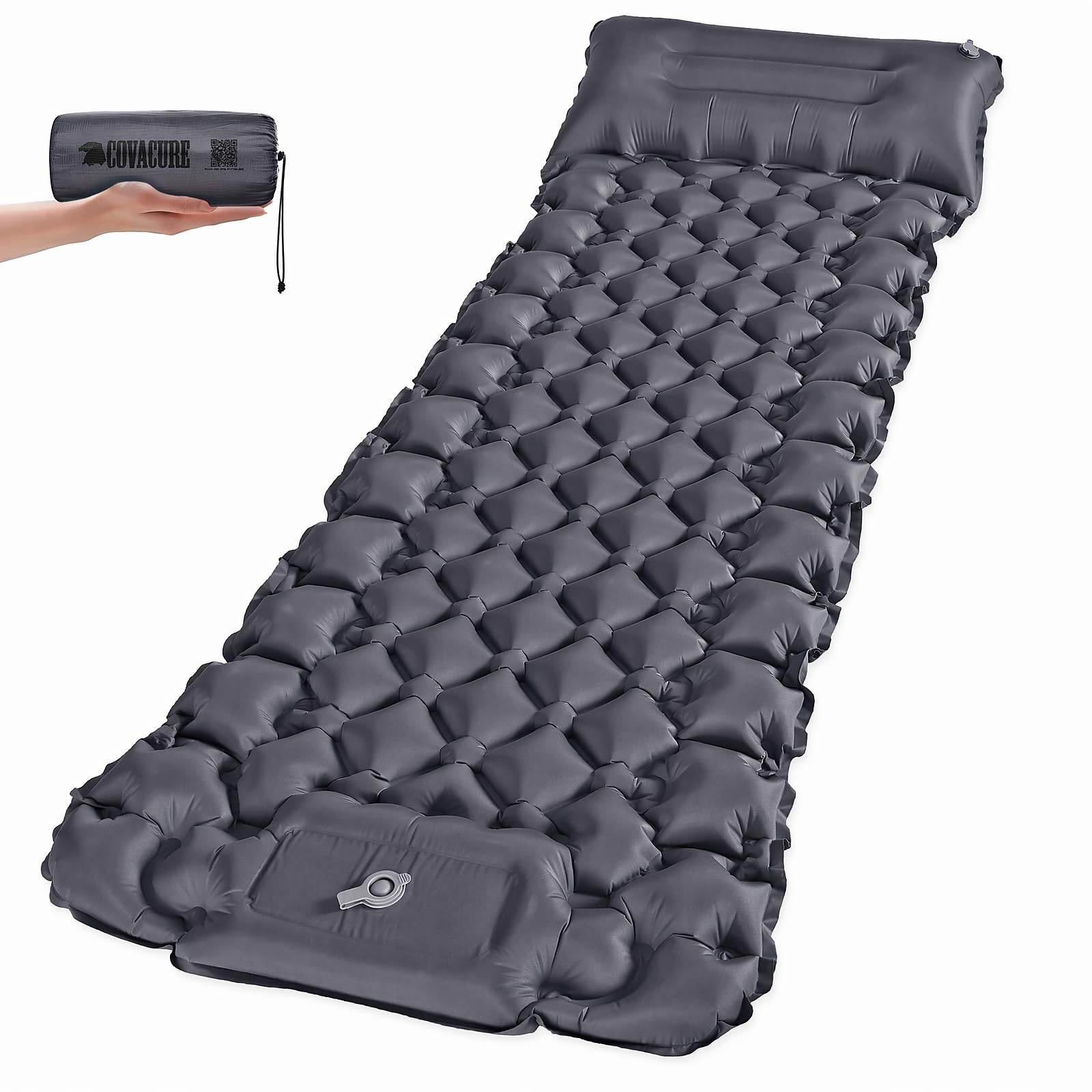 Photo 1 of Covacure Self-Inflating Sleeping Pad with Pillow and Pump