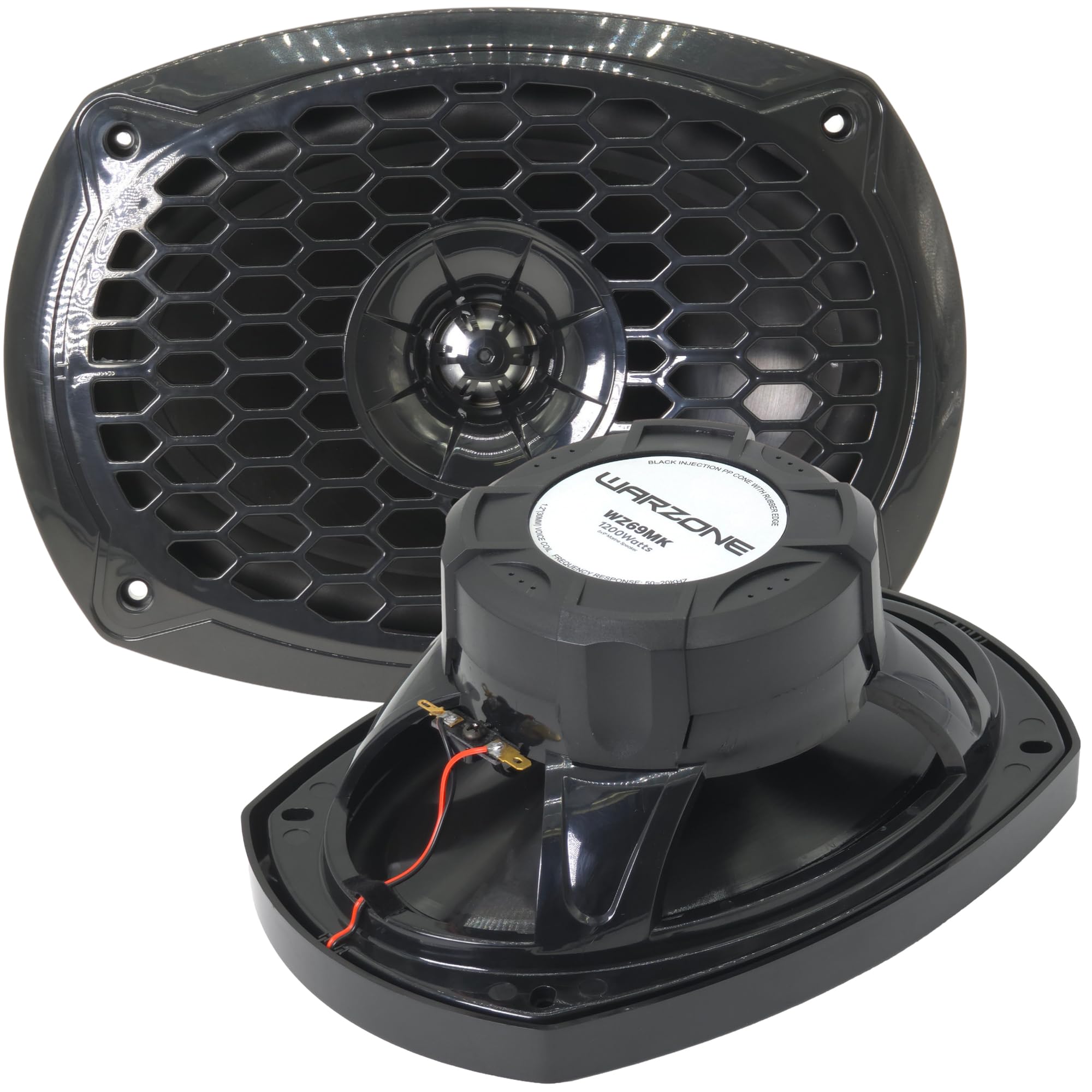 Amazon.com: Warzone WZ69MK 6x9-Inch 2-Way Marine Speaker, 1200W