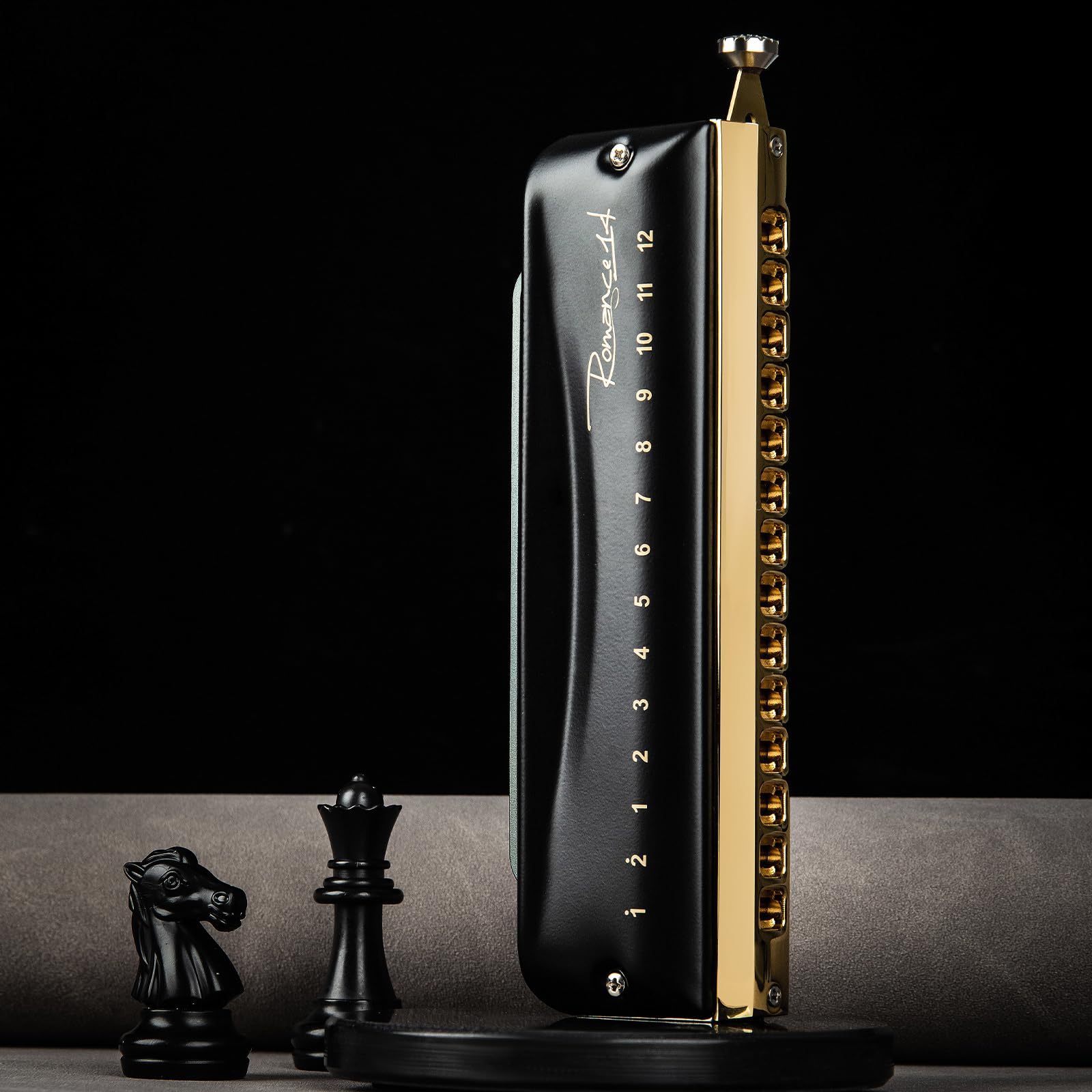 EAST TOP Romance Harmonica chromatique professionnel à 14 trous pour adultes, étudiants et joueurs de groupe en do